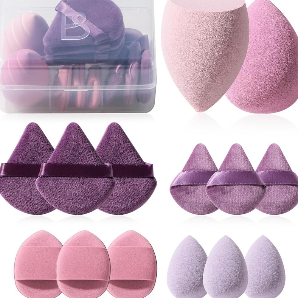 Makeup Sponge Set Triangle Puff 14 Pcs